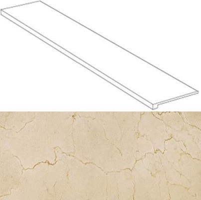 S.S. Cream Scalino laterale sx 33x120 (620070000768) Керамогранит