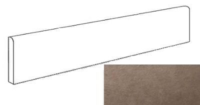 Dwell Brown Leather Battiscopa Lappato (A1FK) Керамогранит