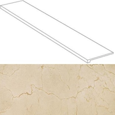 S.S. Cream Scalino laterale sx 33x60 (620070000760) Керамогранит