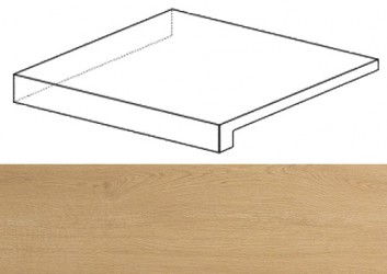 Nid Natural Scalino Angolare 33x33 SX (A8KS) Керамогранит