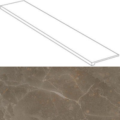 S.S. Grey Scalino laterale sx 33x120 (620070000770) Керамогранит