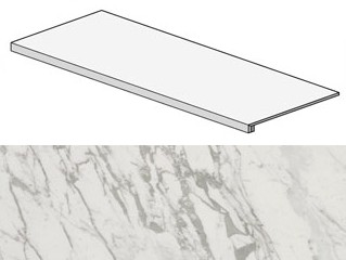 Marvel Statuario Select Scalino 33x90 (ADXB) Керамогранит