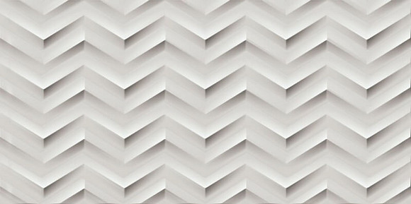 Плитка 3D White Chev 30,5x56 Matt (600010002192) 