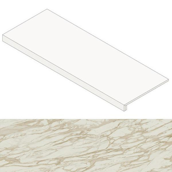 MARVEL Royal Calacatta Scalino Lap. 90 (AFCM) 33x90 Керамогранит