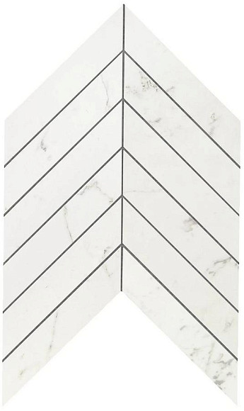 Мозаика Marvel Carrara Pure Chevron Wall (9SCA) 