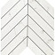 Мозаика Marvel Carrara Pure Chevron Wall (9SCA) 