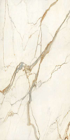 Керамогранит Calacatta Imperiale Bookmatch Silk 12 mm ST (A0XX) 
