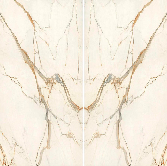 Керамогранит Calacatta Imperiale Bookmatch Silk 160x320
