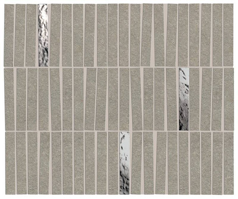 Мозаика Boost Mineral Grey Mosaico Domino Lux (AIHI) 
