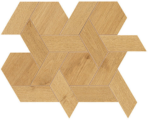 Мозаика Heartwood Malt Mansion Weave 34,6x40 (AOYG) 