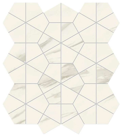Мозаика Marvel Meraviglia Calacatta Meraviglia Hexagon Lapp. (AJQY) 
