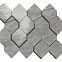 Мозаика Marvel Bardiglio Grey Mosaico Esagono 3D (AS39) 