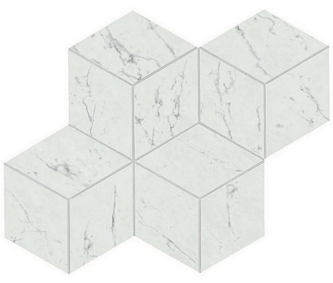 Мозаика Marvel Carrara Pure Mosaico Esag. Lapp. (AS2J) 