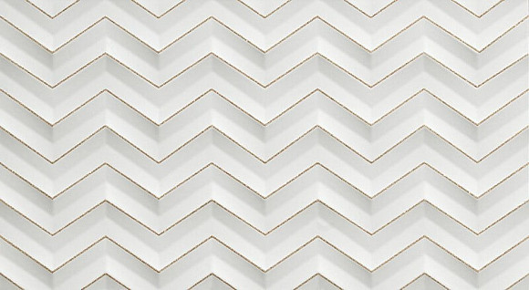 Плитка 3D White Chevron Glitter Matt (600080000407) 
