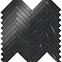 Мозаика Marvel Nero Marquina Herringbone Wall (9SHN) 