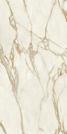 Керамогранит Calacatta Gold Polished NATURA VEIN 159x324cm - 20mm