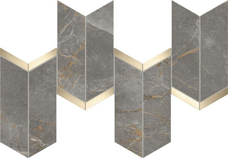 Мозаика Marvel Fior di Bosco Mosaico Chevron Lappato (AF9A) 