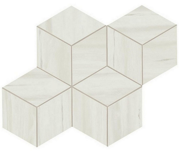 Мозаика Marvel Bianco Dolomite Mosaico Esag. Lapp. (AS2G) 