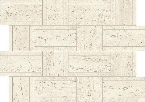 Мозаика Marvel White Mosaico Basketweave (AF9M) 