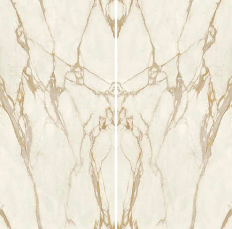 Керамогранит Calacatta Gold Bookmatch Silk - 12mm ST