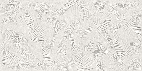 Плитка 3D Wall Carve Leaf White 40x80 (A578) 