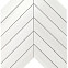 Мозаика Marvel Bianco Dolomite Chevron Wall (9SCD) 