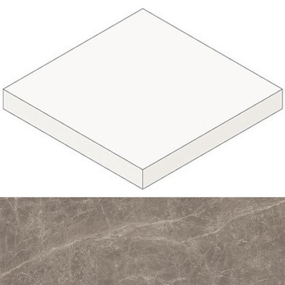Ступень Marvel Gris Supreme Scalino Angolare (AFCX) 33x33 