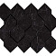 Мозаика Marvel Nero Marquina Mosaico Esagono 3D (AS4B) 