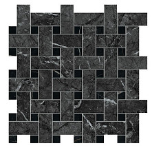 Мозаика Marvel Grigio Intenso Basket Weave Matt (AOVK) 