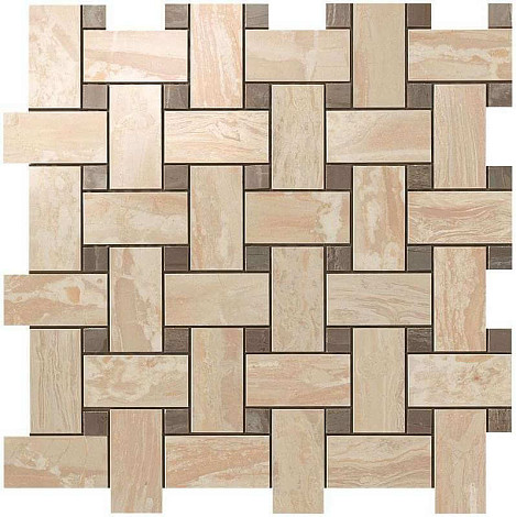 S.M. Woodstone Champagne Twist Mosaic (600110000070) Керамическая плитка