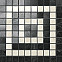 Мозаика Marvel Noir/Cremo Angolo Mosaico (ADRI) 