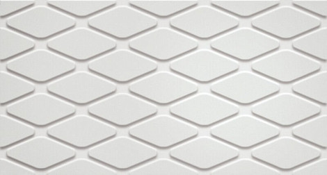 Плитка 3D White Rhombus Matt (600010002253) 
