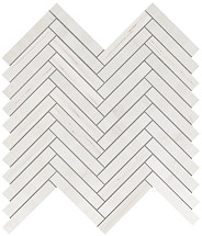 Marvel Bianco Dolomite Herringbone Wall (9SHD) Керамическая плитка