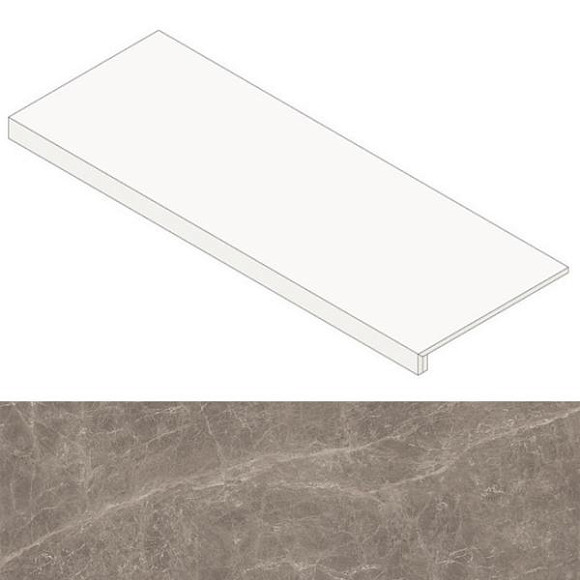 MARVEL Gris Supreme Scalino Lap. 90 (AFCK) 33x90 Керамогранит