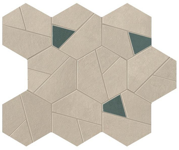 Мозаика Boost Pro Cream Mosaico Hex Blue (A0QO) 