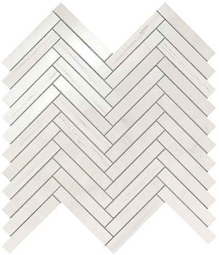 Marvel Bianco Dolomite Herringbone Wall (9SHD) Керамическая плитка