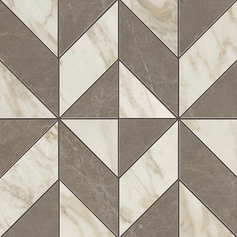 Мозаика Marvel Gris-Calacatta Mosaico Cubes Lap. (AEPU) 36,5x36,5 