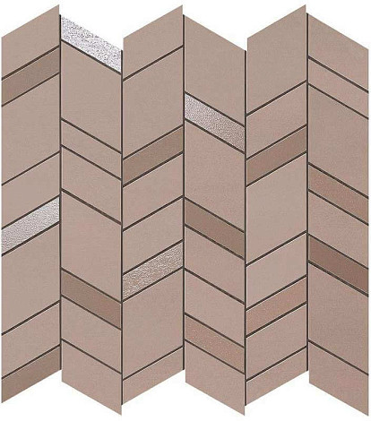 Mek Rose Mosaico Chevron Wall (9MCR) Керамическая плитка