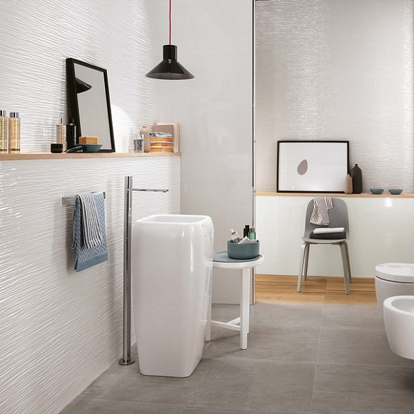 3D White Wall